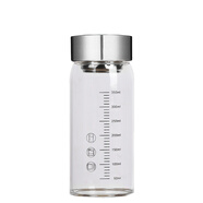 淵之源玻璃杯便攜帶蓋透明車(chē)載耐熱過(guò)濾茶杯密封單頭雙頭運動(dòng)水瓶杯子 鋼蓋款刻度300ml帶杯套