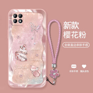 機旺馬 幸運福蝶葫蘆適用OPPOA72手機殼新款A58X/A57/A56時(shí)尚高端A55/A53氣質(zhì)男女款全包防摔保護套潮 少女粉-A2326碎鉆幸運葫蘆+花手鏈 OPPOA58 5G