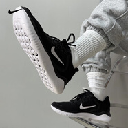 耐克（NIKE）休閑鞋男鞋2025秋冬季新款運動(dòng)鞋FREE赤足減震舒適透氣跑步鞋 942836-001黑白配色 42