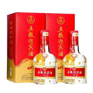 五糧濃香系列五糧迎賓酒52度500ml濃香型白酒老酒 52度 500mL 2瓶 五糧迎賓柔和