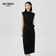 深呼吸DEEP BREATH女裝羊毛針織連衣裙A500268 A500269 A500270 黑-背心裙 S (2碼)