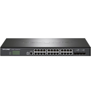 普聯(lián)（TP-LINK）4萬(wàn)兆SFP+24千兆三層網(wǎng)管交換機 支持堆疊 支持Web網(wǎng)管、CLI命令行、SNMP 多種路由協(xié)議 TL-SH6428