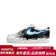耐克龍年限定 超級英雄 毒液 潑墨 休閑百搭男女同款板鞋 315122-111(毒液男款 空軍一號 39 定制商品不退換