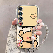 彩媛櫻適用魅族21PRO手機殼三排小狗電鍍新款可愛(ài)硅膠魅族21外殼防摔20PRO手機套網(wǎng)紅21NOTE小眾MEIZU20 銀色-SZ3430狗+C328 魅族21Pro