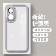 魯深【自帶鏡頭膜】OPPO A1Pro手機(jī)殼A1X手機(jī)殼邊框磨砂透明軟膠殼A1活力版手機(jī)殼A1時(shí)尚殼 OPPO A1【透白色】PHS110 半透明魅眼帶鏡頭膜