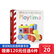 【120選6】DK觸摸書 英文原版繪本 Baby Touch 嬰幼兒童英語啟蒙認(rèn)知紙板書 0-3歲親子互動共讀早教益智 感官訓(xùn)練繪本 綠山墻 【Baby Touch and Feel】游戲時間