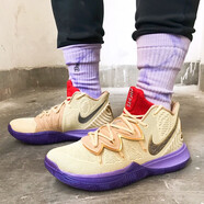 耐克（NIKE）男鞋 Kyrie 5 黑橙歐文5代全新氣墊實(shí)戰籃球鞋運動(dòng)休閑鞋 CI9961-CI0295-900 40