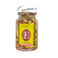 anANIMATE維E營養(yǎng)精華素面部精華液膠囊維生素e外用60粒裝 去班精華素(金色)