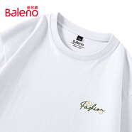 班尼路（Baleno）純棉美式t恤男短袖夏季重磅圓領男士打底衫衣服潮牌高街學生半袖