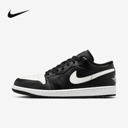 耐克Nike男鞋Air Jordan 1 AJ1黑白熊貓低幫復古籃球鞋 553558-043 44.5