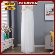 樊御品牌圓形立式空調(diào)罩子圓柱柜機防塵罩套蕾絲開機不取格力空調(diào) 蓮花-卡其 海爾帝尊魔尊180