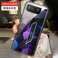凱聯(lián)威極光紫適用華碩rog5手機(jī)殼ROG5S新款rog8pro玩家國(guó)度rog6簡(jiǎn)約游戲 C199極光紫鋼化玻璃殼 ROGPhone6
