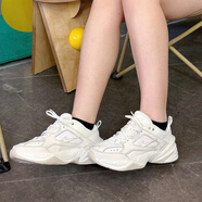 耐克（NIKE）休閑鞋女鞋2025春秋季新款運動鞋M2K Tekno老爹鞋跑步鞋 AO3108-006白色 35.5