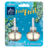 GLADE PlugIns 空氣清新劑 家用和浴室香薰精油 第一霜 限量版