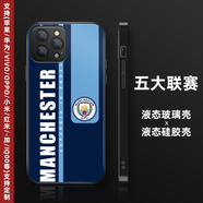 五大聯(lián)賽足球隊手機殼蘋(píng)果13華為oppo榮耀小米vivo液態(tài)硅膠玻璃殼 曼城-旗幟【聯(lián)系客服備注機型】 AG玻璃殼【高清不會(huì )碎】
