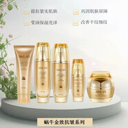 奧薇蘭正品奧薇蘭墨菊巨補水六件套保濕乳柔膚水保濕霜BB霜潔面乳眼霜 奧薇蘭蝸牛金致抗皺五件套