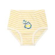 千趣會(huì )童裝男童內褲夏奧特曼uru-hug寶寶童趣印花棉質(zhì)地彈力平角 本白色/黃色-三角內褲 120 cm