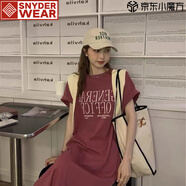 SNYDER WEAR2025夏季新款甜辣梅子色系連衣裙小眾設計感韓系寬松顯瘦長(cháng)裙子女 梅子色 M 建議【80-100斤】