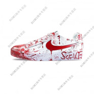 NIKE球鞋定制  Court Royale 案發(fā)現(xiàn)場(chǎng)流體潑墨設(shè)計(jì)低幫男女板鞋 案發(fā) 案發(fā)現(xiàn)場(chǎng) 39 支持鑒定 假一賠三
