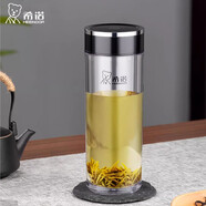 希諾（heenoor）希諾加厚塑料杯男女生運動(dòng)水杯帶蓋防漏防摔P杯子 XN-8088深海藍-300ml