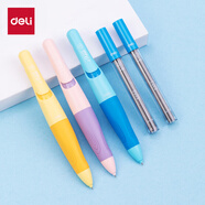 得力(deli)矯姿自動鉛筆套裝胖胖鉛筆 0.9mm加粗鉛芯學(xué)生啟蒙正姿練字(3支筆 40支鉛芯)SH136