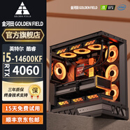 金河田英特爾14代i5 13400F+RTX4060/i5 14600KF/i5 12400電腦臺(tái)式機(jī)主機(jī)組電競(jìng)整機(jī)全套裝機(jī)主流游戲DIY i5 13400F+RTX4060 8G(16G) 14代新