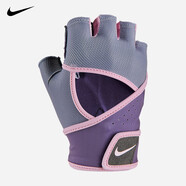 NIKE耐克手套女子健身騎行護掌運動(dòng)器械訓練耐磨防滑擼鐵N0002553483M