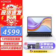 榮耀（HONOR） MagicBook X14/X16筆記本電腦超輕薄便攜商務(wù)辦公大學(xué)生學(xué)習(xí)本游戲本 X14 i5-13500H 16G 2T固態(tài)定制版