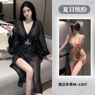 知溫黑絲純欲攻速情侶戰(zhàn)衣袍情趣內(nèi)衣性感夫妻調(diào)情睡衣刺激高檔sm羞恥 黑色漢服+夏日繽紛 均碼(80-120斤)保密發(fā)貨