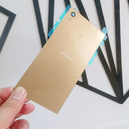 通用適用索尼Z5P后蓋 E6883 E6853 E6833尊享版手機背殼鏡面銀后蓋 索尼z5p金色后蓋 外殼