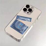 彩媛櫻杜蕾斯適用iPhone16promax手機殼蘋(píng)果15華為mate60小米14pro新款Pura70nova12紅米K60榮耀90re1一 太空殼-透明-TDL杜蕾斯YZK4 華為nova11