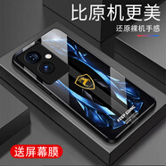 詩上適用OPPOA1s手機殼超跑賽車炫酷全包防摔硬殼時尚高端耐臟鋼化玻璃保護套軟邊爆款精孔殼防刮個性 鉆藍(lán)超跑_G7264 OPPOA1s(贈屏幕膜)
