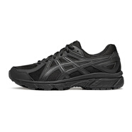 亞瑟士（ASICS）男鞋女鞋 2025夏季款穩(wěn)定基礎(chǔ)運(yùn)動(dòng)鞋 慢跑緩沖減震透氣馬拉松跑鞋 【JOG 100T】黑武士-寬楦/店長(zhǎng)推薦 36