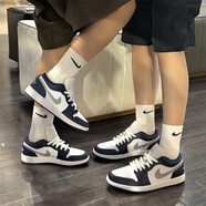NIKE耐克男鞋女鞋AJ1情侶鞋Air Jordan 1低幫新年紅白休閑籃球運(yùn)動(dòng)鞋 經(jīng)典款白藍(lán) 41 【男款】