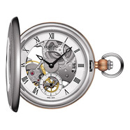 天梭（TISSOT）男女同款懷表 鏤空手動(dòng)機械復古休閑懷舊禮物情侶懷表 新年禮物 手動(dòng)機械 T859.405.29.273.00