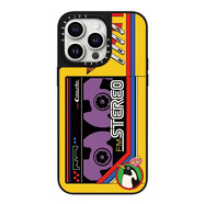 彌靜覓CASETi藝術(shù)家聯(lián)名Ardhira Putra回憶童年時(shí)光15Pro適用iPhone14ProMax蘋果13鏡面防摔手機(jī)殼網(wǎng)紅個(gè) CASETiFY 黃色磁帶隨身聽  iPhone16