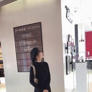 BJORN MOAN配大衣的半高領(lǐng)針織連衣裙女秋冬2025新款內(nèi)搭遮肚打底長款毛衣裙 純黑薄款好質(zhì)量適合初春季秋季穿 不起球不掉色市場(chǎng)高質(zhì)量 S