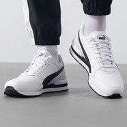 PUMA彪馬 ST Runner v4 L 25春男女中性休閑運動低幫板鞋小白鞋人造革 399068-02 42