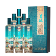 瀘州老窖【酒廠直供】茗釀商務(wù)宴請禮盒露酒茗釀酒 禮物 送長輩白酒 500ml 40.8度 500mL 6瓶 （茶香型茗釀408