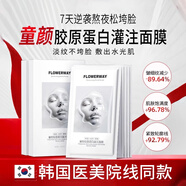 FUNCGGI韋雪同款膠原蛋白灌注面膜膠原炮童顏赫蓮詩琴補(bǔ)水抗皺抗衰老面膜 3盒【韓國醫(yī)美院線款 緊致抗皺】