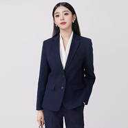 特洛曼職業(yè)裝女裝套裝西裝外套女長(cháng)袖兩?？勖鉅C正裝面試OL西服