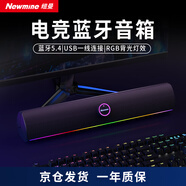 紐曼BT805藍(lán)牙音箱有線長條家用電競桌面游戲臺式機(jī)筆記本電腦音響低音炮