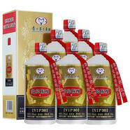 茅臺（MOUTAI）醬香型白酒 高度數糧食酒 節日送禮婚慶喜宴酒水整 新老包裝隨機 53度 500mL 6瓶 貴賓陳釀vip30