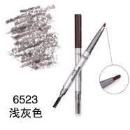 歐萊雅（LOREAL）眉筆大師自動(dòng)造型眉筆精準塑型造型防汗防水持久不七夕禮物送女友 淺灰色6523 0.2g