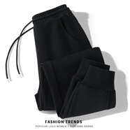 真維斯牛奶絲螺紋收腳褲子女2025年春秋女裝新款高級感小個(gè)子休閑女褲GX 螺紋收腳褲：黑-純色 2XL 【320g重磅面料】