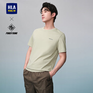海瀾之家（HLA）短袖T恤男款涼感短袖男夏季 【涼感抗菌防螨】豆沙綠AN S 165/84A 推薦114~124斤