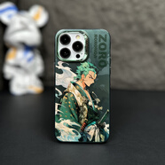 赫致海賊王手機(jī)殼適用蘋(píng)果14尼卡路飛iphone13pro索隆12mini/5檔11pro 【電鍍彩銀殼】側(cè)顏索隆耐磨防指紋 iPhone 13 Pro Max
