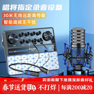 魅聲G9-H5+WQ1S 專(zhuān)業(yè)聲卡直播設(shè)備全套錄音唱歌k歌無(wú)線(xiàn)監(jiān)聽(tīng)耳機(jī)調(diào)音臺(tái)式手機(jī)48V麥克風(fēng)套裝