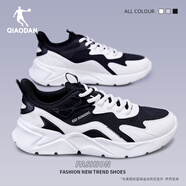 喬丹男鞋2026新款秋冬網(wǎng)面透氣跑步鞋子男百搭休閑潮鞋黑白運動(dòng)鞋男士 喬丹白/黑色0273-網(wǎng)面 39