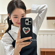 & OTHER STORIESins少女氣質(zhì)愛心蕾絲櫻桃適用12蘋果15ProMax手機殼iPhone13全包1 仿皮紋-愛心蕾絲櫻桃+立體刺繡 iPhone14Pro